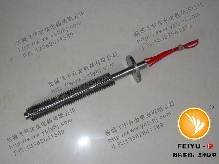 翅片式單頭電熱管實(shí)拍照片，盜用必究！