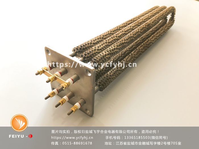 方形法蘭翅片加熱管實拍照片，盜用必究